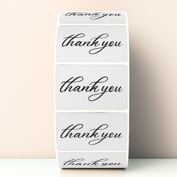 Thank You Stickers for Small Business |100 Self-Adhesive 8 COLORS TO CHOOSE FROM - Picture 10 of 11